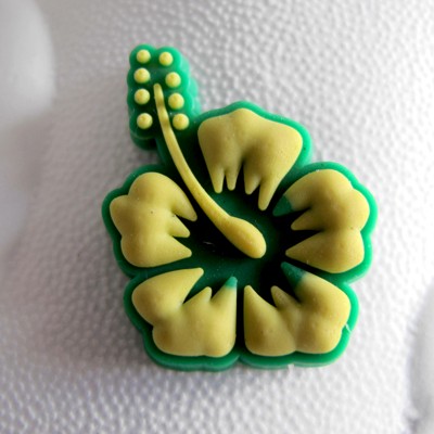 Pin'zz zelený ibišek